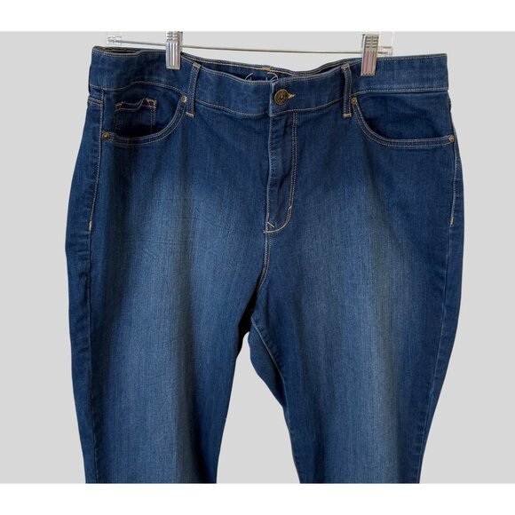 Gloria Vanderbilt Size 18 Stretch All-Around Slimming Denim Jeans - Picture 3 of 10